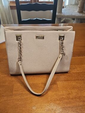 Kate Spade Cream Chain-Handle Tote Bag